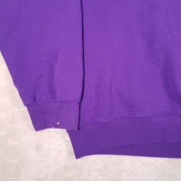 VTG Purple Embroidered Customized Grandma Sweatshirt Cut Tag Sz XL Look - Picture 3 of 11